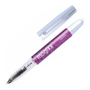 ONLINE® MagiXX Tintenroller lila/silber 0,7 mm, Schreibfarbe: blau, 1 St.