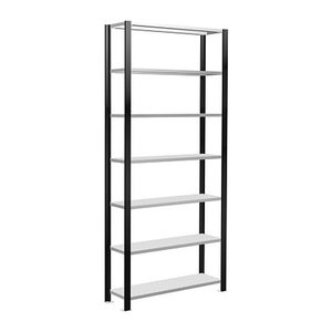 SCHULTE Schwerlastregal 36013-S schwarz 100,0 x 30,0 x 230,0 cm