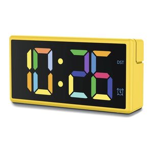 hama digitaler Wecker Ibiza gelb Kunststoff 15,0 x 7,5 cm