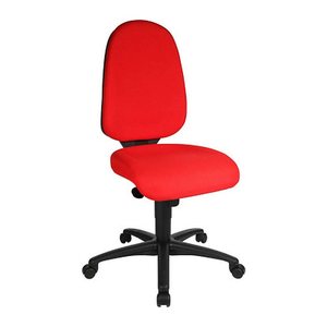 Topstar Bürostuhl Syncro Pro 5, S500 G21 Stoff rot, Gestell schwarz