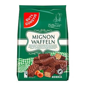GUT&GÜNSTIG Mignonwaffeln Kekse 400,0 g, 1 St.