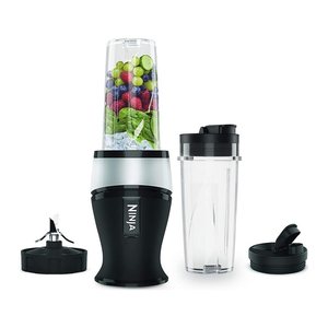 NINJA® QB3001EUS Smoothie-Maker schwarz/silber 700 W