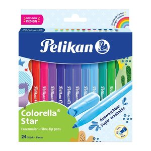 Pelikan Colorella Star C302 Filzstifte farbsortiert, 24 St.