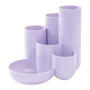 HAN Schreibtisch-Organizer CAMPUS pastelllila Polystyrol 6 Fächer 13,1 x 15,4 x 13,7 cm