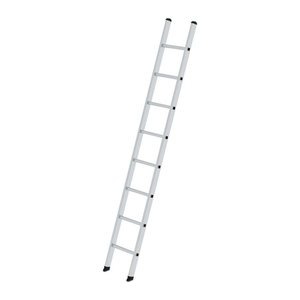 MUNK Anlegeleiter 11149 silber 8 Sprossen, H: 250,0 cm