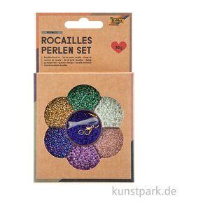 folia Perlen-Set Mermaid mehrfarbig