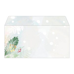 SIGEL Weihnachtsbriefumschläge Christmas Forest DIN lang ohne Fenster, 50 St.