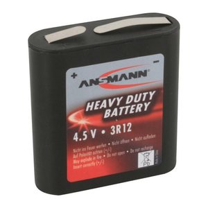ANSMANN Batterie 3R12 Zink-Kohle Flachbatterie 4,5 V, 1 St.
