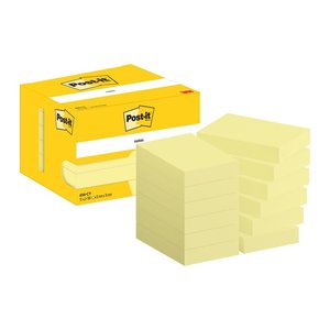 Post-it® Haftnotizen 656 gelb, 12 Blöcke