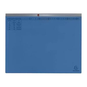 Exacompta Hängehefter Exaflex Karton blau DIN A4 1x Amtsheftung, 25 St.