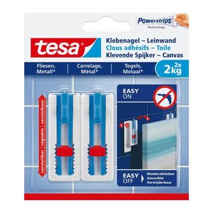 tesa Klebenagel für max. 2,0 kg, 2,2 x 4,4 cm, 2 St.