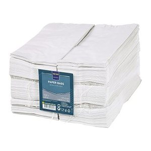 METRO PROFESSIONAL Faltenbeutel weiß 11,0 x 24,0 cm, 1.000 St.