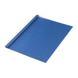 LMG Thermo-Bindemappen blau Leinenkarton für 20 - 30 Blatt, 50 St.