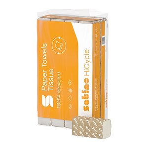 Satino Papierhandtücher 278541 HiCycle Interfold-Falzung 2-lagig hochweiß, 3.000 Tücher