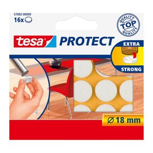 tesa Protect® Filzgleiter Kunststoff Ø 1,8 cm, 16 St.