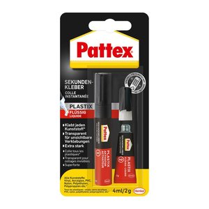 Pattex PLASTIX Sekundenkleber 2,0 g, 1 St.