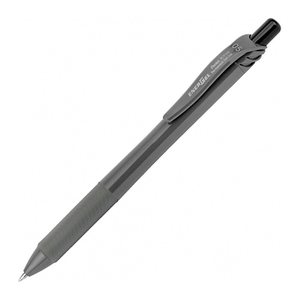 Pentel EnerGel Permanent Gelschreiber grau 0,25 mm, Schreibfarbe: schwarz, 1 St.