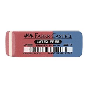 FABER-CASTELL Radiergummi rot, blau, 1 St.