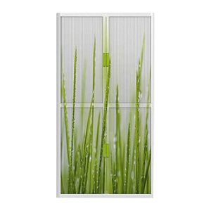 PAPERFLOW easyOffice Rollladenschrank Gras ohne Fachböden 110,0 x 41,5 x 204,0 cm