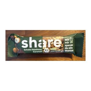 share Bio Schoko, Haselnuss & Karamell Nussriegel 15 Riegel, 15 St.