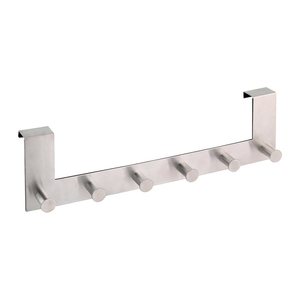 Türgarderobe mit 6 Haken silber, 1 St.