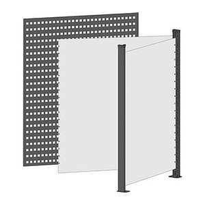 SCHULTE Thekenmodul MULTIplus Eckmodul ohne Arbeitsplatte, schwarz, lichtgrau 78,0 x 80,6 x 100,7 cm