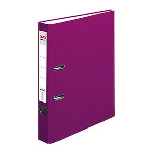 herlitz maX.file protect Ordner brombeer Kunststoff 5,0 cm DIN A4, 1 St.