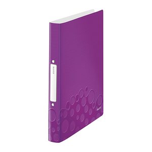 LEITZ WOW Ringbuch 2-Ringe violett-metallic 3,2 cm DIN A4, 1 St.