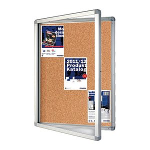 FRANKEN Schaukasten ECO silber 9x DIN A4 75,0 x 4,5 x 101,1 cm, 1 St.