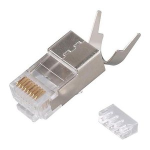 Equip Stecker Cat8.1 geschirmt RJ45 50Stk silber