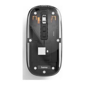 hama WM-600 Multi-Device Maus kabellos transparent