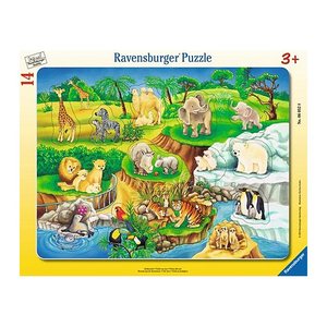 Ravensburger Zoobesuch Puzzle, 14 Teile