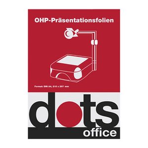 dots Laserfolien DOTSOHP125 klar, 50 St.