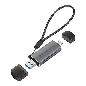 CONCEPTRONIC Kartenleser USB-A/-C3.2->TF/Micro-SD3.0 schwarz