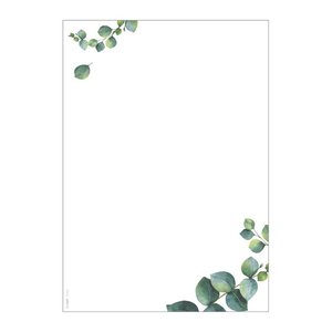 SIGEL Motivpapier weiß/grün DIN A4 90 g/m² 100 Blatt