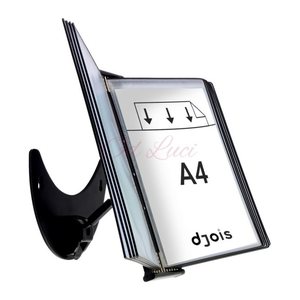 tarifold Sichttafelsystem 3D 475107 DIN A4 schwarz mit 10 St. Sichttafeln, 1 St.