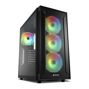 Sharkoon Gehäuse TG6M RGB ATX 1xGlas schwarz