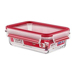 emsa Frischhaltedose CLIP & CLOSE 6,8 cm hoch transparent 0,7 l, 1 St.