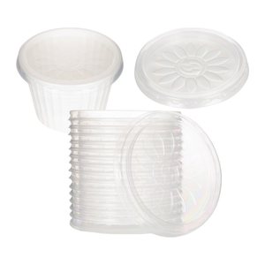 PROPAC Deckel für Mehrweg-Suppenbecher transparent Ø 11,5 cm, 25 St.