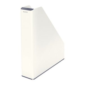 LEITZ Stehsammler WOW Duo Colour 53621001 perlweiß/grau Kunststoff, DIN A4, 1 St.