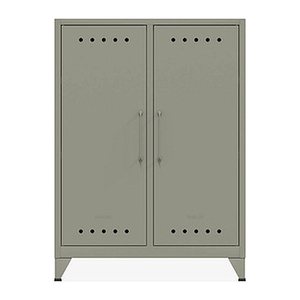 BISLEY Sideboard Fern Middle, FERMID645 lichtgrau 80,0 x 40,0 x 110,0 cm, 1 St.