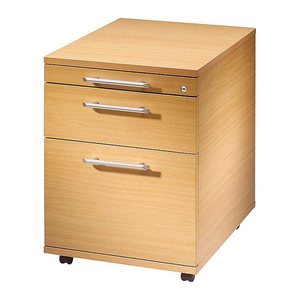 HAMMERBACHER AC20 Rollcontainer buche 3 Auszüge 42,8 x 58,0 x 59,0 cm