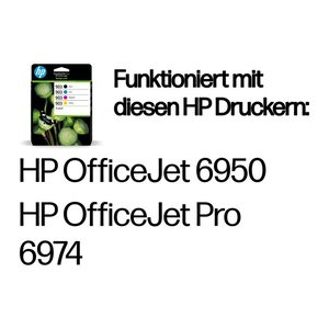 HP 903(6ZC73AE) schwarz, cyan, magenta, gelb Druckerpatronen, 4er-Set