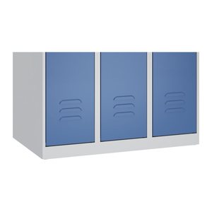 CP Spind Classic Plus reinorange, lichtgrau 080000-20 S10001, 2 Schließfächer 60,0 x 50,0 x 185,0 cm