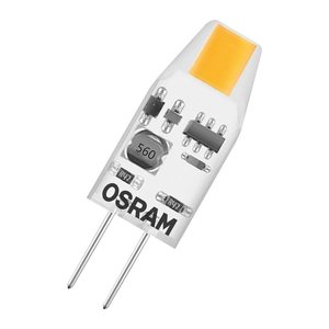 OSRAM LED-Lampe Base PIN MICRO GU4 1 W klar, 5 St.