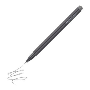 FABER-CASTELL Grip Fineliner grau 0,4 mm, 1 St.