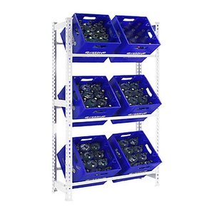 Simonrack Getränkekistenregal SIMONBOTTLE 3 8435104962558 weiß 80,0 x 30,0 x 180,0 cm