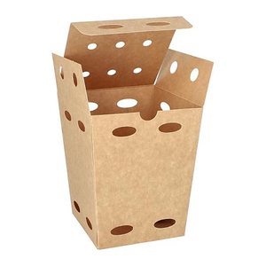 PAPSTAR Pommes-Boxen pure braun 1,5 l, 50 St.