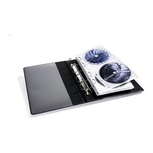 DURABLE 2er CD-/DVD-Hüllen Cover S abheftbar transparent, 5 St.