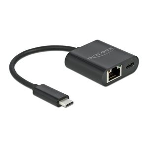 DeLOCK  USB C/RJ 45 LAN-Adapter, 1 St.